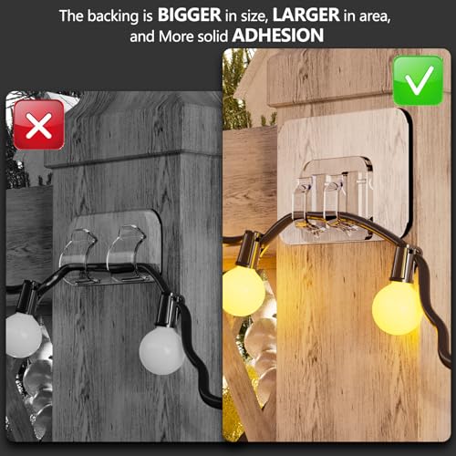 Galetcy Outdoor String Light Hooks - 100 Pack - Image 4