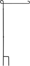 YEAHOME Garden Flag Stand Holder, Weather-Proof Metal Flagpole