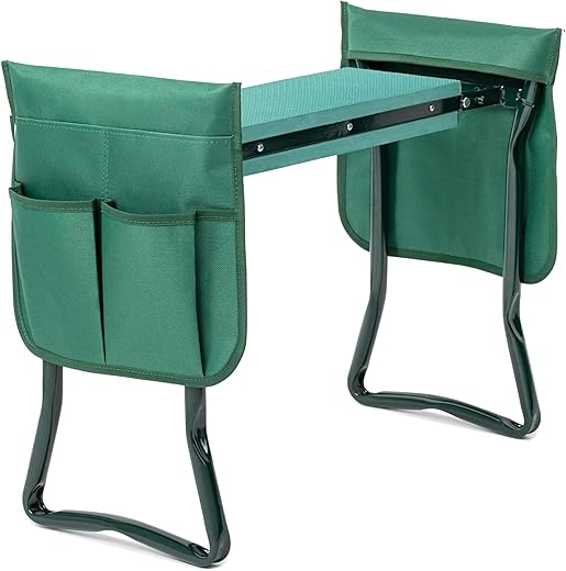 Simple Deluxe Garden Kneeler And Seat With Tool Pouch