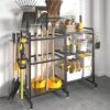 SOYEEZE Garden Tool Organizer, Heavy Duty Rack
