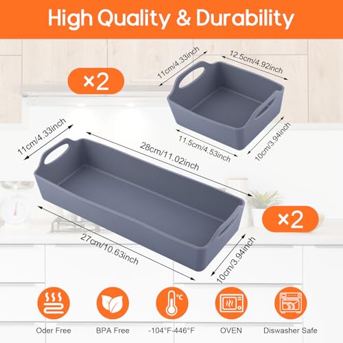 Garqitwan Silicone Bakeware Set, 4-Piece Nonstick - Image 4