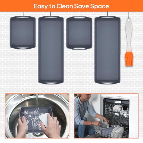 Garqitwan Silicone Bakeware Set, 4-Piece Nonstick - Image 5