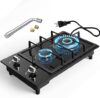 ANHANE Gas Cooktop 2 Burners 12 Inch