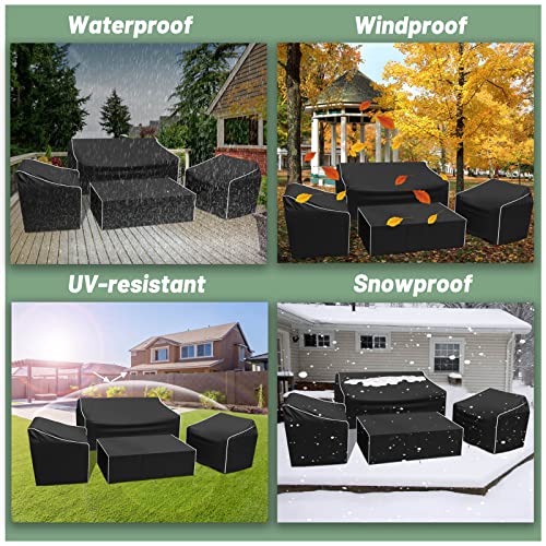 Gasadar Outdoor Furniture Waterproof Cover Set - Image 5