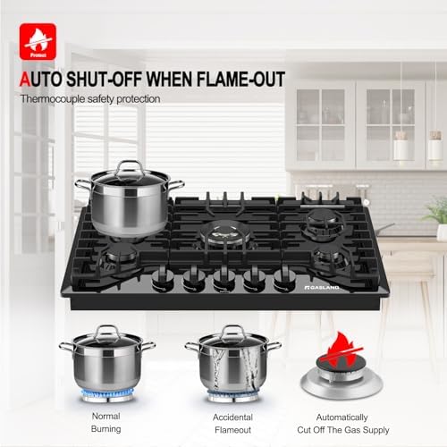 GASLAND Gas Cooktop 30 Inch GH2305EF - Image 5