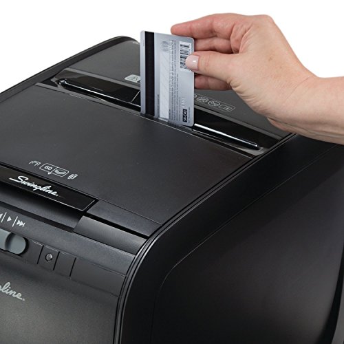 GBC Paper Shredder, Stack-and-Shred 60X, Cross-Cut, Black (1757572) - Image 4