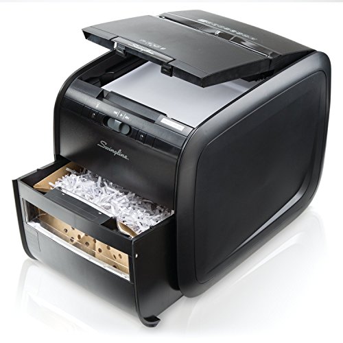 GBC Paper Shredder, Stack-and-Shred 60X, Cross-Cut, Black (1757572) - Image 2