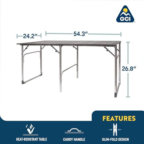 GCI Outdoor Portable Outdoor 4 Person Dining Table - Image 2