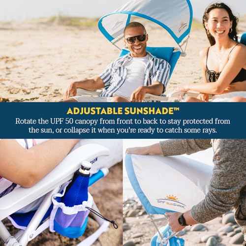 GCI Outdoor Sunshade Backpack Beach Reclining Chair - Image 5