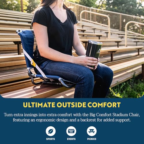GCI Outdoor Wide Stadium Chair With Adjustable Backrest - Image 3