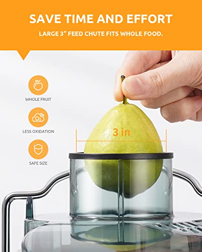 GDOR 800W Juicer Machine With 3β Chute - Image 3