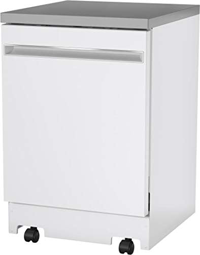 GE 24" Energy Star Portable Dishwasher, GPT225SGLWW - Image 4