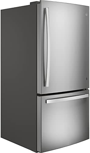 GE Bottom Freezer Refrigerator In Stainless Steel - Image 5