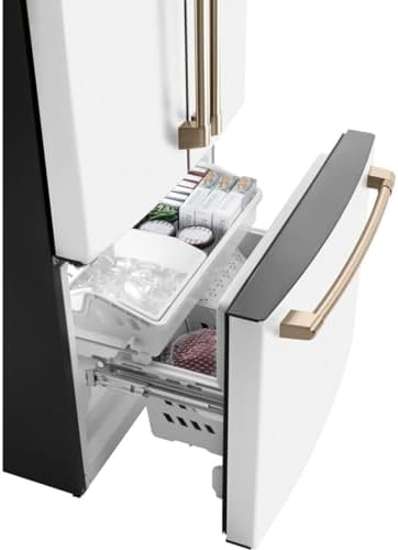 GE CWE19SP4NW2 French Door Refrigerator, Matte White - Image 5