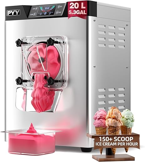 PYY Gelato Hard Ice Cream Machine 1400W