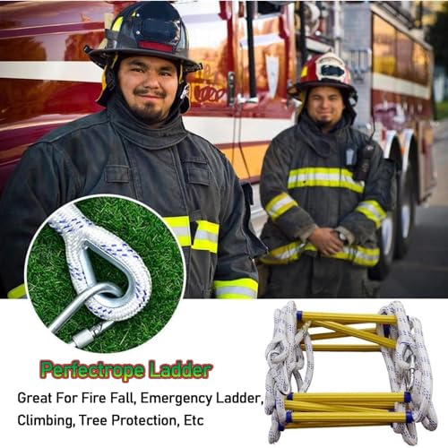 Generic 50ft Emergency Escape Rope Ladder IACAUQUDC-50M/164FT - Image 3
