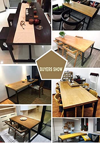 Generic Solid Wood Industrial Computer Desk (280x100x75cm) - Image 3