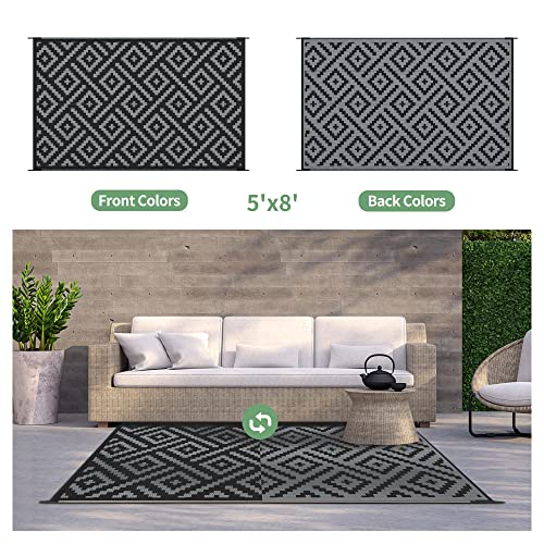 GENIMO Outdoor Waterproof Reversible Camping Rug 5'x8' - Image 5