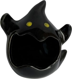 LOTIKOU Ghost Shaped Ceramic Candy Dish Decor
