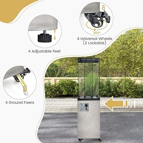 Giantex Outdoor 41,000 BTU Propane Patio Heater - Image 4