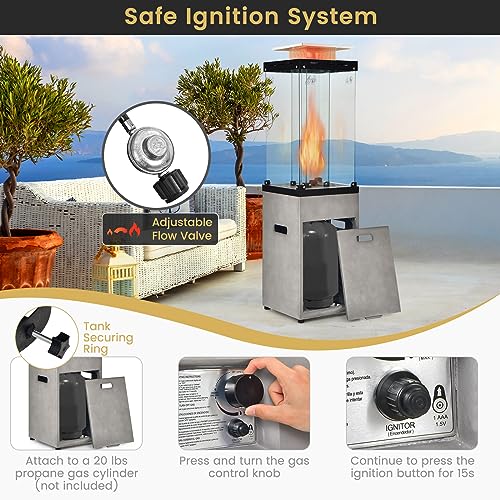 Giantex Outdoor 41,000 BTU Propane Patio Heater - Image 2