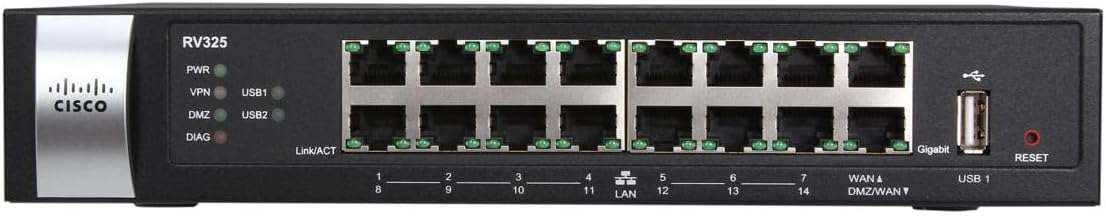 Cisco Gigabit Dual WAN VPN Router RV325K9NA