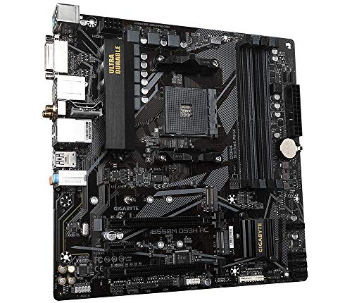 GIGABYTE B550M DS3H AC Micro ATX Motherboard - Image 3