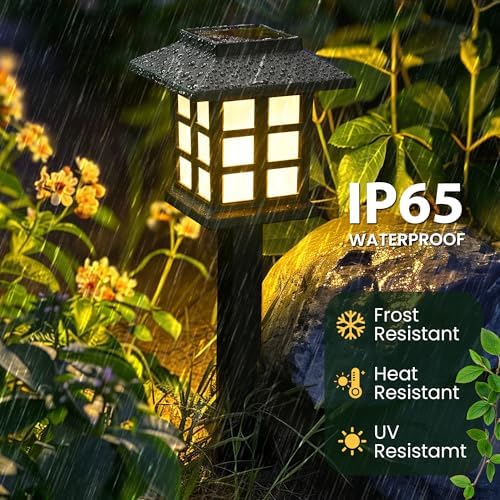 GIGALUMI LED Solar Walkway Lights, 16 Pack - Image 3