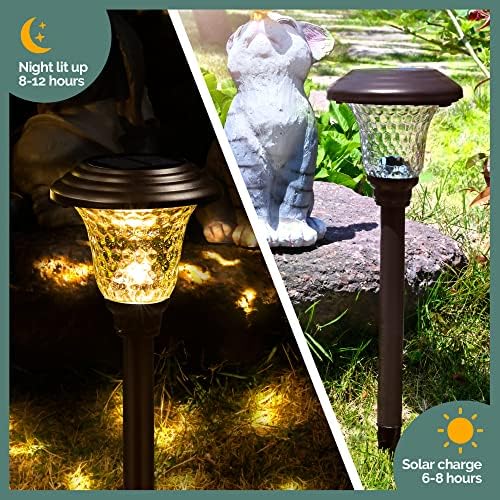 GIGALUMI Solar Garden Lights Outdoor Warm White - Image 3