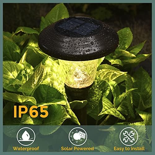 GIGALUMI Solar Garden Lights Outdoor Warm White - Image 4