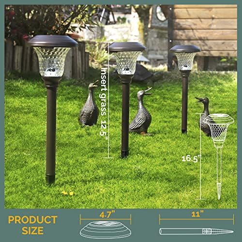 GIGALUMI Solar Garden Lights Outdoor Warm White - Image 5