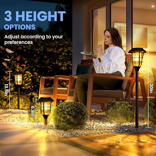 GIGALUMI Solar Lights Outdoor Waterproof For Fence - Image 3