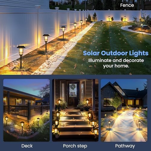 GIGALUMI Solar Lights Outdoor Waterproof For Fence - Image 2