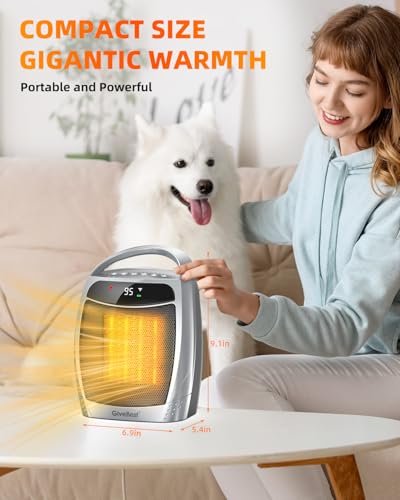 GiveBest Portable 1500W Space Heater With Remote - Image 3
