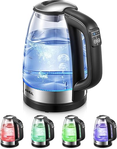 Aiheal Glass Electric Kettle With Temperature Control