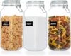 Vtopmart Glass Food Storage Jars With Airtight Lids