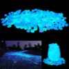 UNIME Glow In The Dark Garden Pebbles (200 PCS)