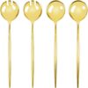 Bluesky Trading Gold Novelty Serving Spoon & Spork Set