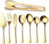 OGORI Gold Polished Stainless Steel Flatware Set