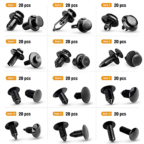 GOOACC GRC-33 240PCS Bumper Retainer Clips Set - Image 4