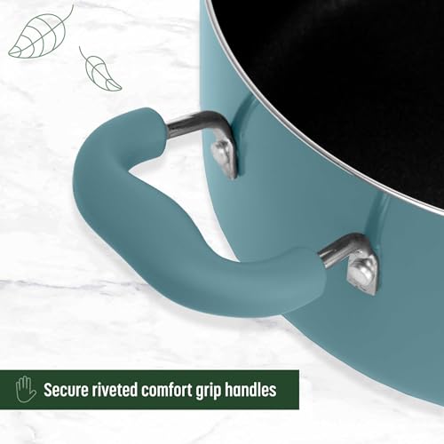 Goodful Ceramic Nonstick Pots And Pans Set, 12-Piece - Image 5