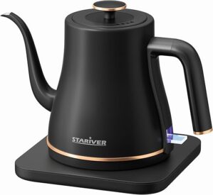 Stariver Gooseneck Electric Kettle, 0.8L, Stainless Steel