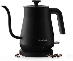 Keebar Gooseneck Electric Kettle, Auto Shut Off
