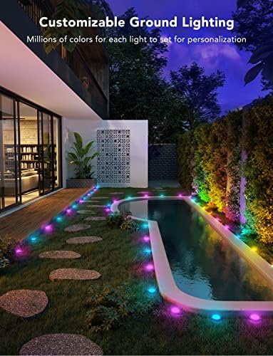 Govee Outdoor Ground Lights, RGBIC Pathway, 36ft - Image 4