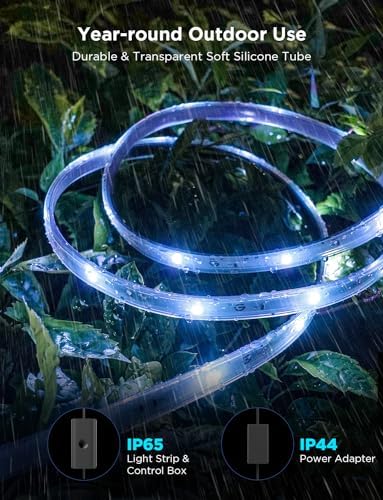 Govee Outdoor LED Strip Lights, 98.4ft Smart - Image 5