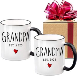 VLUG Grandparents Mug Gifts Set, Baby Pregnancy Announcement-207