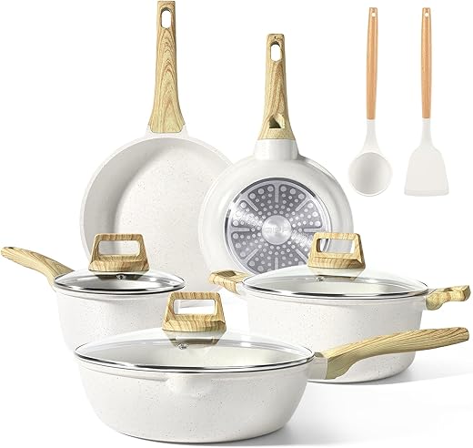 GiPP Granite Nonstick Cookware Set - 10 Pcs