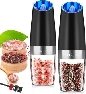 Rongyuxuan Gravity Electric Salt And Pepper Grinder Set