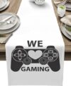 Krisyeol Gray Gamepad Non-Slip Table Runner