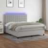 HDGTDR3SS2865SSSSTT Gray Queen Fabric Bed with LED Light